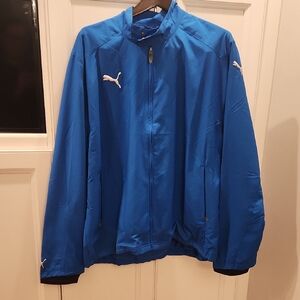 Puma Men's Blue Windbreaker